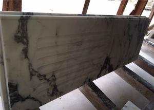 Quality Modern Prefab Kitchen Countertops Arabescato White Marble OEM Service wholesale