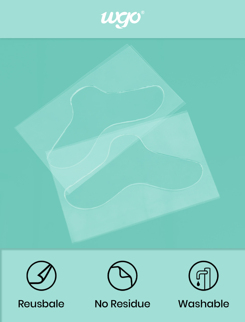 Reusable Mask Self Adhesive Pad Universal Nasal Clear Cpap Gel Nose Pads