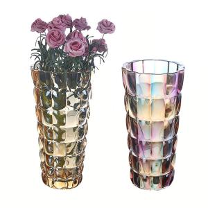 Quality Colorful Crystal Vase Home Decoration Vase Flower Contatiner wholesale