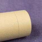 Eco Friendly Kraft Paper Tube Packaging Box CMYK Pantone Color Paperboard