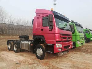 Quality 6x4 10 Wheeler Tractor Trailer Truck With German ZF Steering 400L Oil Tank wholesale