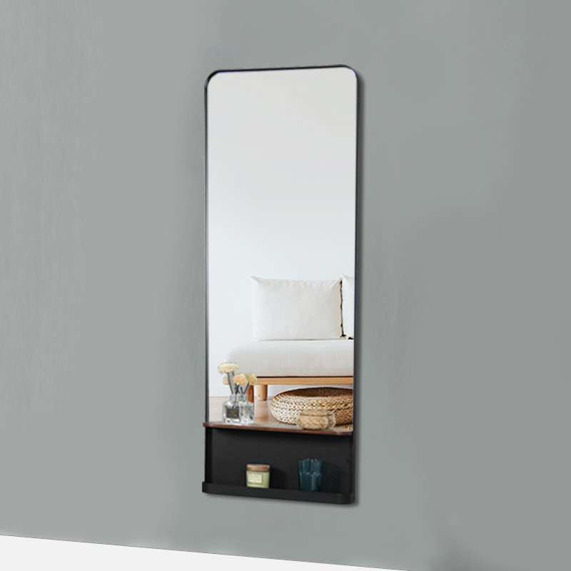 Portable Wall Mounted Lighted Makeup Mirror Modern For Bathroom