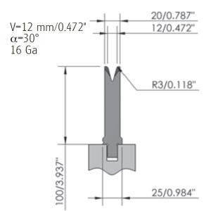 Quality 48-52HRC Press Brake v Die Bending Die Wila Press Brake Tooling wholesale