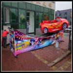 Rotating Amusement Kiddie Rides Mini Flying Car Ride On The Track