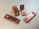 Thick Bended Pure Copper Sheet Metal Bending Dies One Fixed Hole / Adjustable