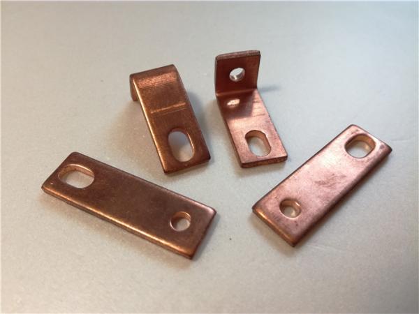 Thick Bended Pure Copper Sheet Metal Bending Dies One Fixed Hole / Adjustable