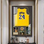 Aluminum Alloy Crystal Porcelain Painting Oil Painting Wall Art With HD NBA Star
