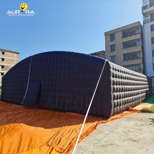 Quality Outdoor 5m Diameter Inflatable Nightclub Tent Large Black Disco Party Tent wholesale