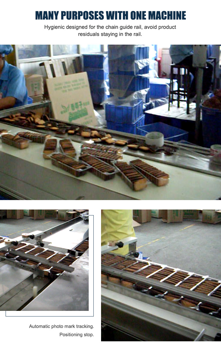 Using Large Touch Screen Panel Spageti Gum High Speed Candy Packing Machine For Food Packing