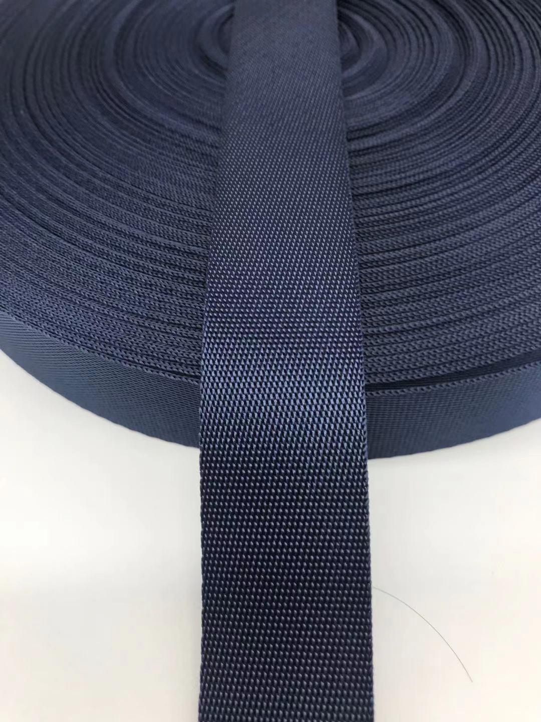 Wholesale colorful 100% Polyester PP polypropylene webbing Military schoolbag belt Woven Bead Pattern PP Webbing