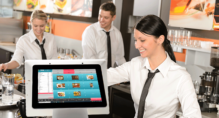 Sleek Design Cash Register Smart POS Perfect for Restaurant Retail and Convenience Store