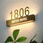Factory Custom Creative Stainless Steel Outdoor Indoor Light Sign Projection