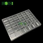 Customized 24 Cavity Plastic Chocolate Tray Food Grade PET For Transportation