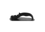 Kitchen Stainless Steel Knife Sharpener Black Color With Non - Slip Steel Bottom