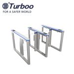 Brush Motor Stainless Steel Turnstiles High Class Swing Gate 1.5mm SUS304