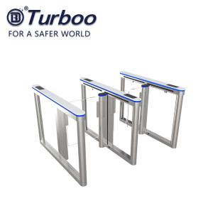 Quality Brush Motor Stainless Steel Turnstiles High Class Swing Gate 1.5mm SUS304 Material wholesale