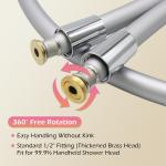 79 Inches Flexible Hand Held Shower Hose Anti Kink