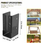 Concealed Joist Hanger 2"x4" Outdoor Accent Concealed Flange