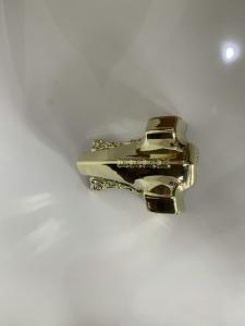 Quality Funeral Furniture Casket Corners Gold Corner With PP Plastic Material wholesale