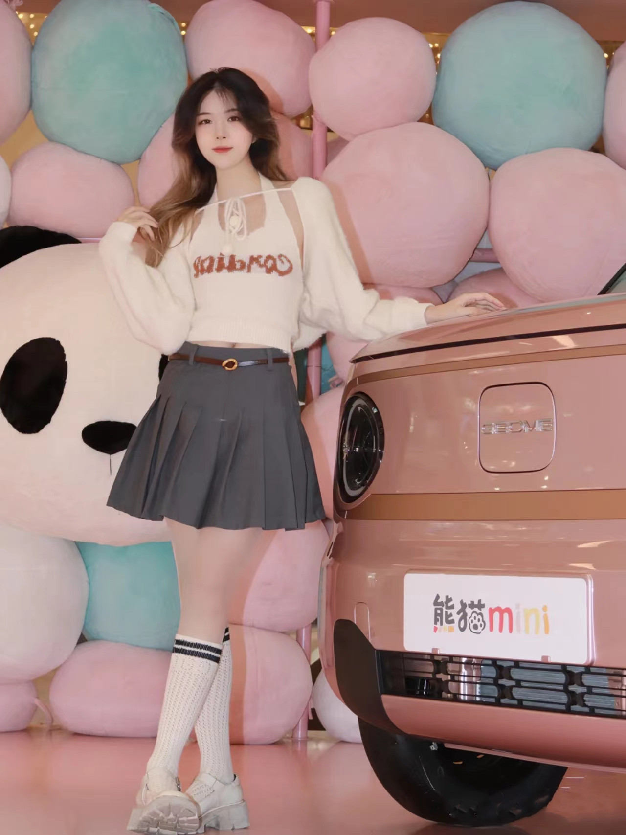 GEELY Panda Mini 2 Speakers And 1 Camera Sport And Comfortable Two Driving Modes Choice Electric Car With Synchronous Motor