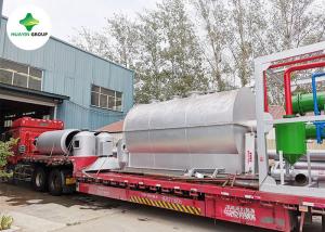 Quality Recycling One Ton Mobile Pyrolysis Plant Batch Type Huayin wholesale