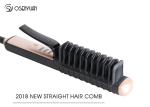 75W Ceramic Hair Straightener Comb , Professional Hair Straightening Comb