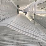 Shirt / Suit Dry Cleaner Hanger Diameter 2.5mm White Color For Laundry Store