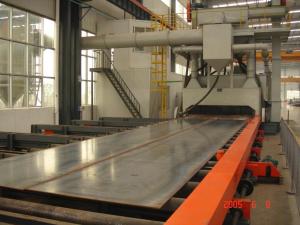 Quality Steel Plate / Sheet Shot Blasting Machine with Painting / Dry System wholesale