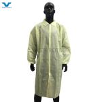 Disposable Lab Coat Waterproof Nonwoven Workwear Uniform Microporous Model NO.