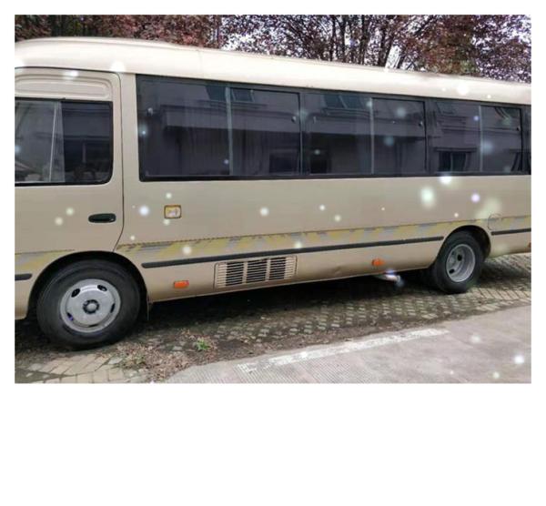 23-30seats 6 Cylinde Diesel Bus Used Toyota Coaster Bus 2016 school Bus Luxury