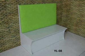Quality Modern double coffee shop booth seating sofa (YL-08) wholesale