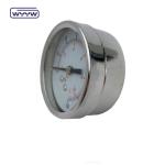 Center Back 2.5" Dry Stainless Steel Series Pressure Gauge