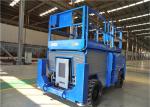 Rough Terrain Small Hydraulic Scissor Lift 24v 25a Charger Powered By Diesel