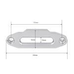 Blue Vehicles Synthetic Winch Fairlead , Universal Synthetic Winch Fairlead