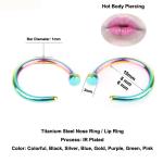 Fake Nose Ring Lip Ring C Clip Kylie lip Piercing Burun Nose Rings Hoop for
