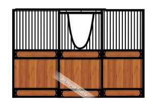 Quality Infilled Bamboo Sliding Door Prefabricated European Stalls wholesale