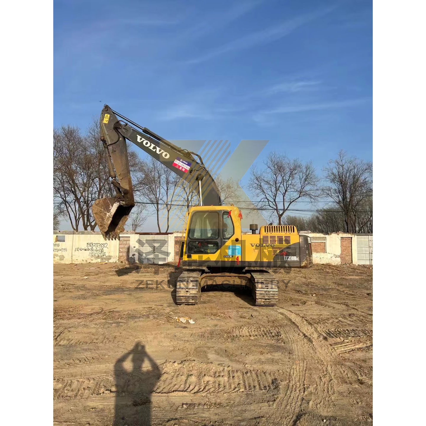 Used VOLVO EC290 EC240BLC EC210/240B EC140 EC210 BLC Crawler Excavator with VOLVO Engine