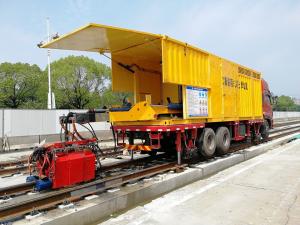 Quality 25000kg Dual Purpose Railway Welding Vehicle 1435mm 20km/H HTRR207 wholesale