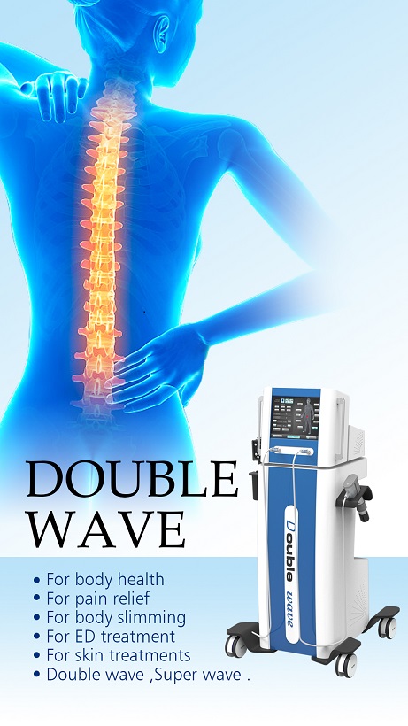 Vertical Shockwave Therapy Equipment 2 In 1 EMS Shockwave Machine For Body Massage shockwave therapy physiotherapy