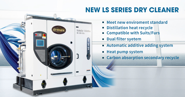 10kg 800mm Diameter Hydrocarbon Dry Cleaning Machine With 45 Centrifugal Filter Volume