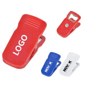 Quality Colorful Promotional Big Magnet Bottle Opner Clip Logo Customized wholesale