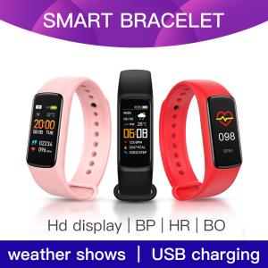 Quality 0.96 Inch Activity Fitness Tracker Blood Pressure Heart Monitor Watch wholesale