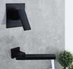 Wall Mounted European Swing Wash ODM Concealed Basin Mixer
