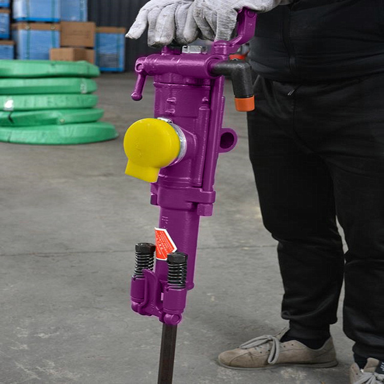 Portable Rock Drill YT28 Pneumatic Jack Hammer Mining Air Leg Rock Drill Machine