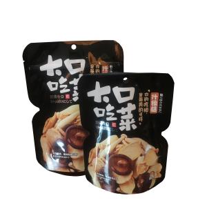 Quality sustainable metalized stand up plastic bag eco friendly packaging for dried fruits and vegetables wholesale