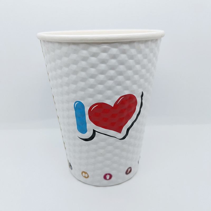 Recyclable 16 Oz Paper Cups With Lids , Biodegradable Paper Coffee Cups