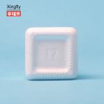 Transparent 6ml Nail Polish Bottle Gel Polish Square Bottle With Plastic Cap And