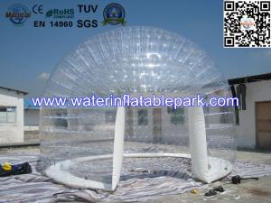 Quality 0.8mm Transparent PVC Inflatable Bubble Tent / Airtight Clear Dome Tent For Party wholesale