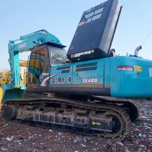 Quality 49400kg 243kw Used Kobelco Sk480 Excavators 2.3m3 Bucket Crawler 48Ton Large Machine wholesale