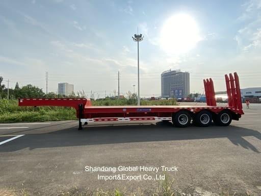 New Models Of Multi Axle Heavy Duty Low Flatbed Semi-Trailers With Direct